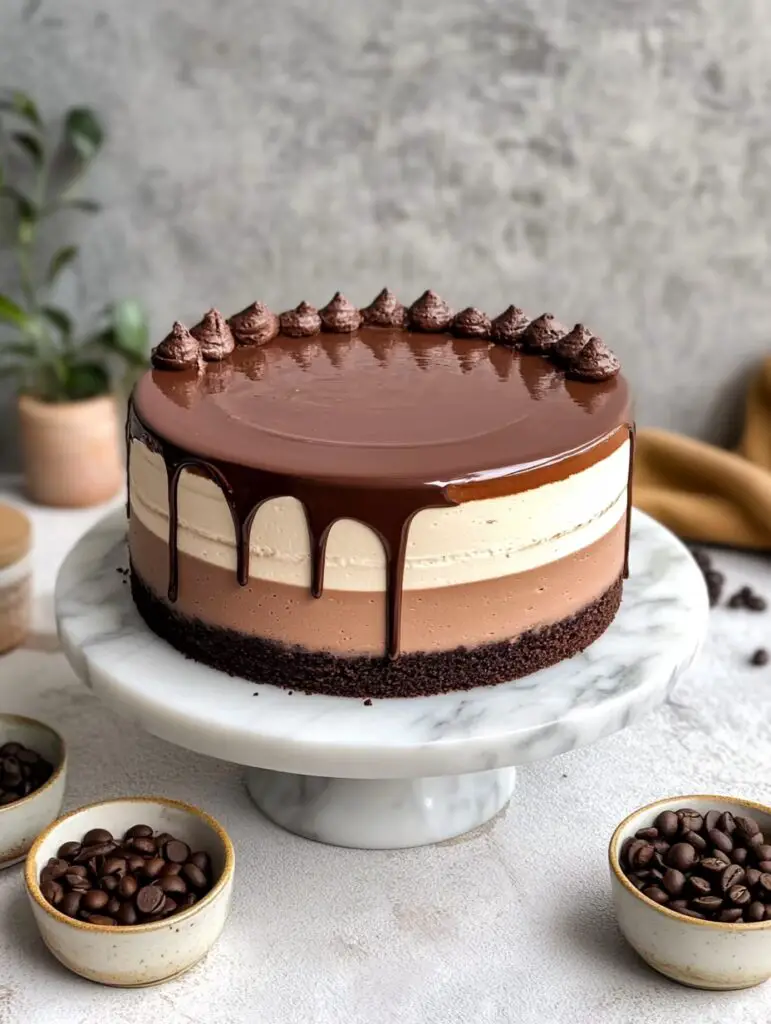 BEST MOCHA MOUSSE CAKE RECIPE