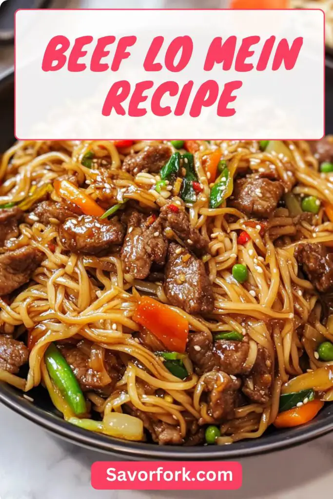 Beef Lo Mein Recipe