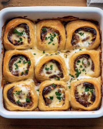 Caramelized-Onion-Roast-Beef-Rolls