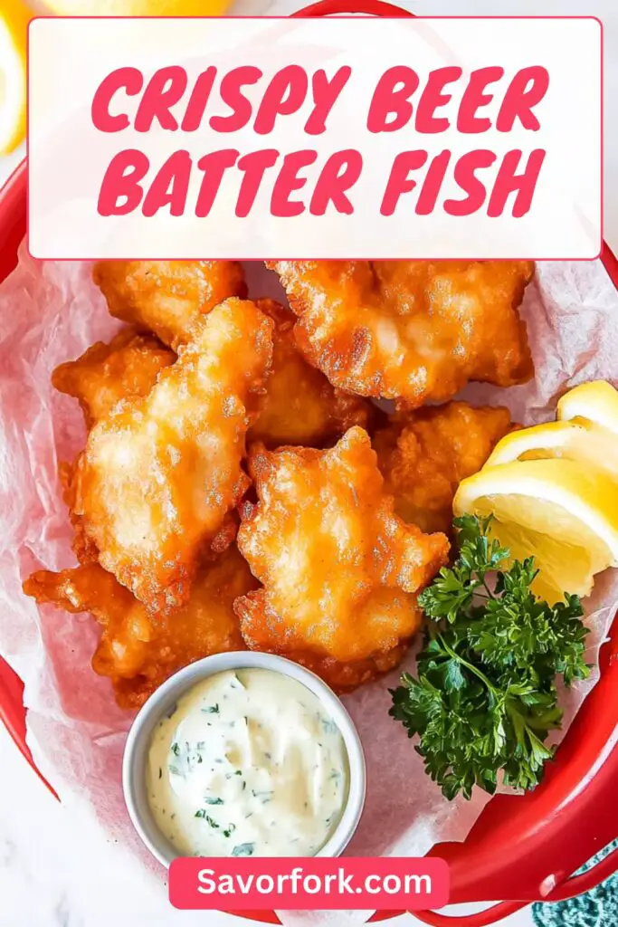 Crispy Beer Batter Fish Pin