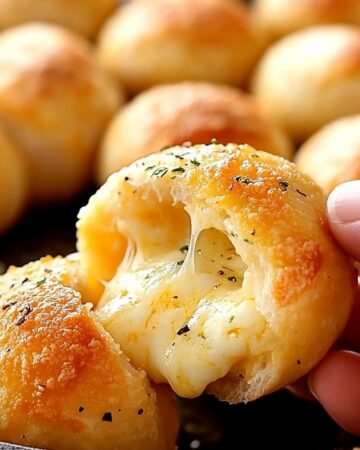 Easy Garlic Cheese Bombs