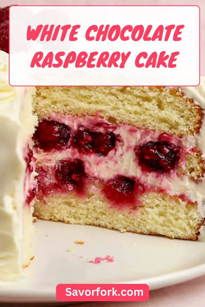 White Chocolate Raspberry Cake Pin