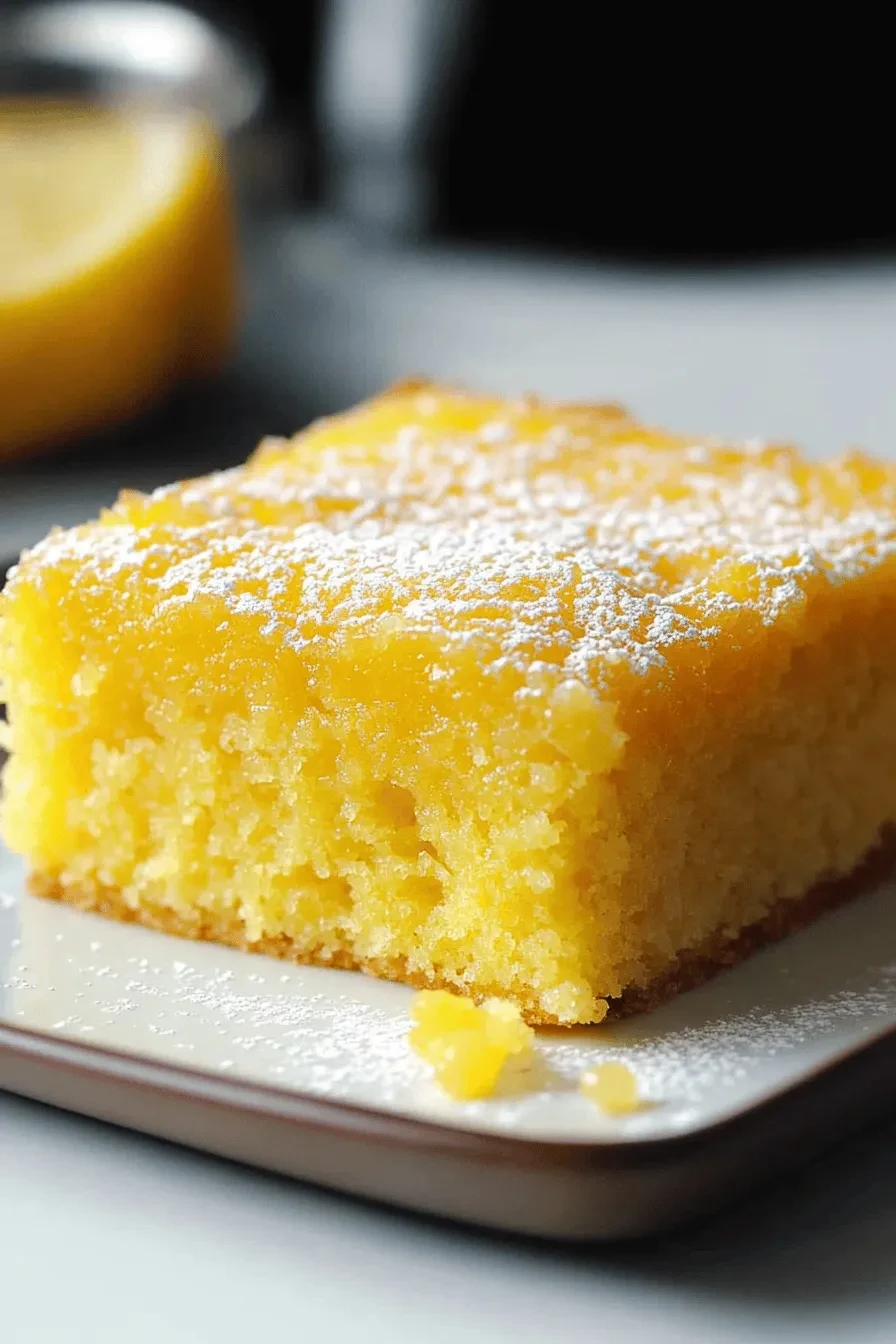 A LEMON CAKE TO DIE FOR!