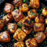 Air Fryer Bang Bang Salmon Bites