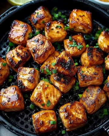 Air Fryer Bang Bang Salmon Bites