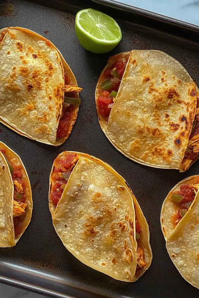 BAKED CHICKEN TACOS