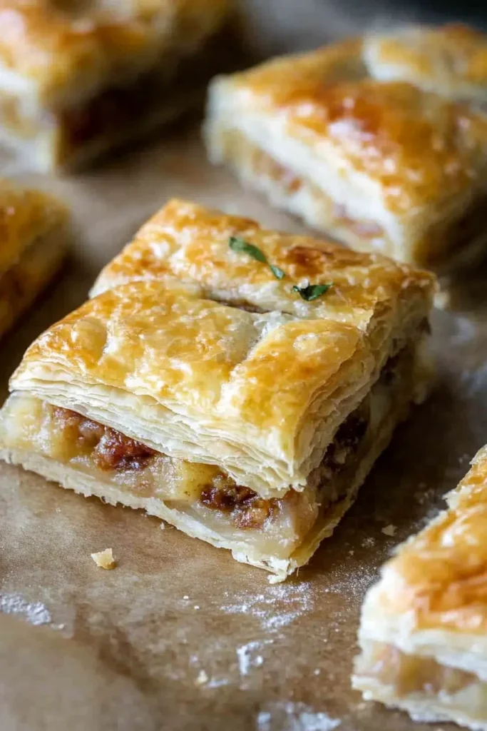 BREAKFAST STUFFED PUFF PASTRY BARS