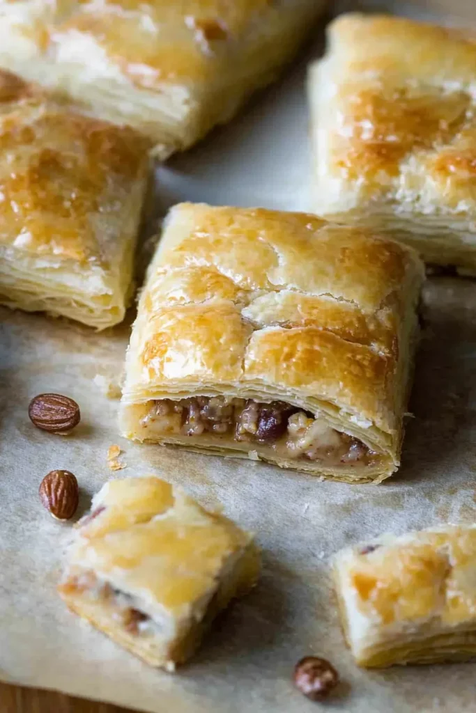 BREAKFAST STUFFED PUFF PASTRY BARS