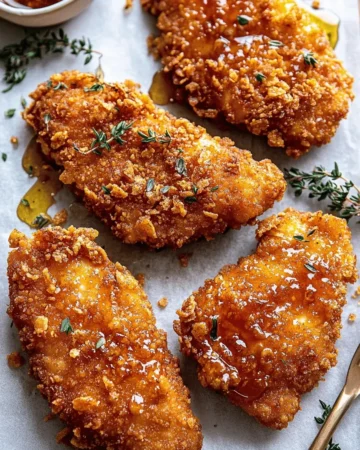 Baked Crunchy Hot Honey Chicken