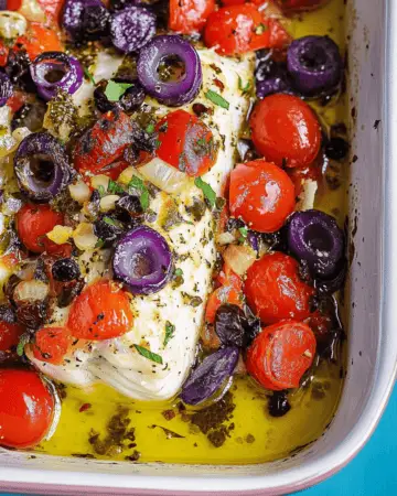 Baked White Fish Recipe, Mediterranean-Style