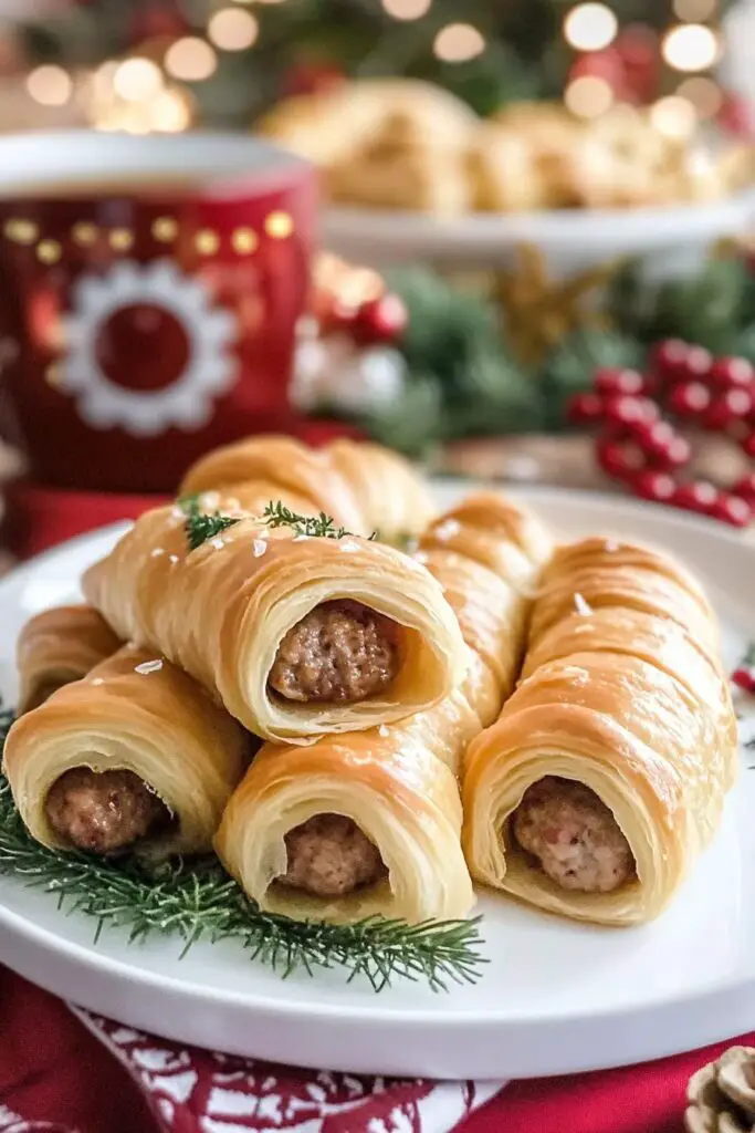 Breakfast Sausage Crescent Rolls