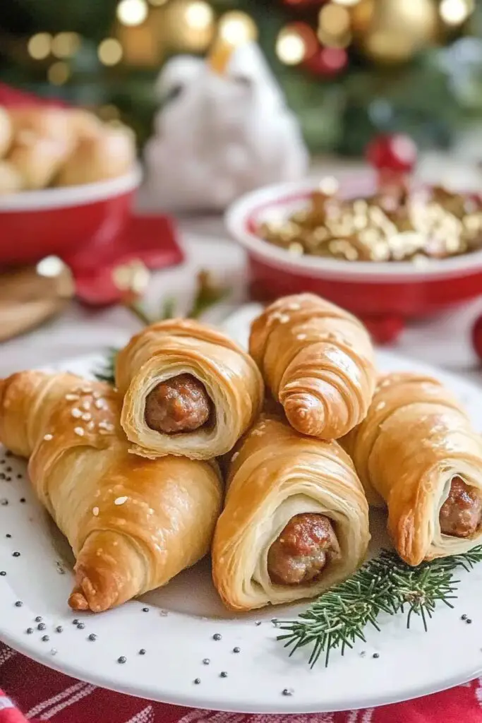 Breakfast Sausage Crescent Rolls