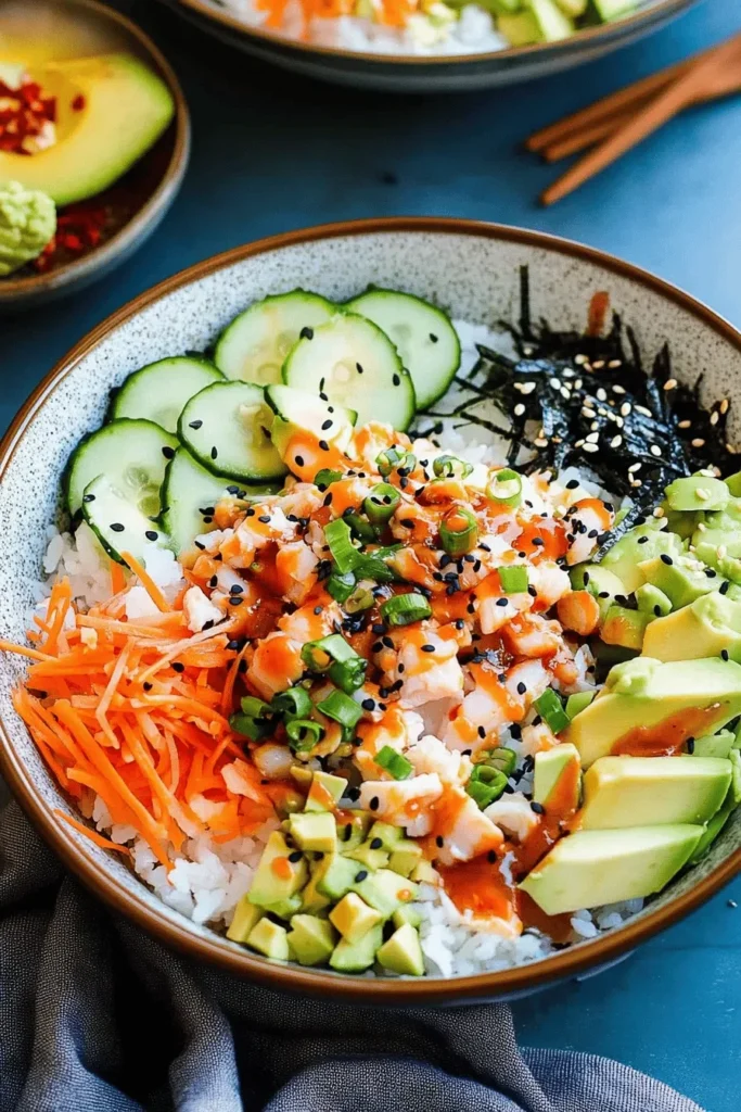 CALIFORNIA ROLL SUSHI BOWLS