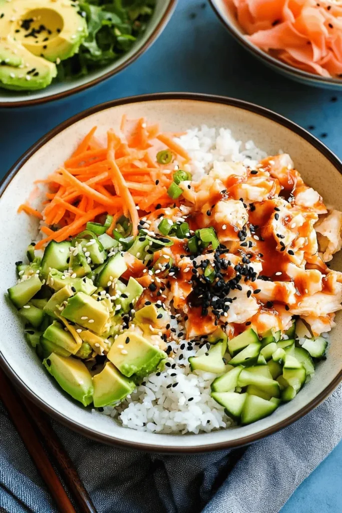 CALIFORNIA ROLL SUSHI BOWLS