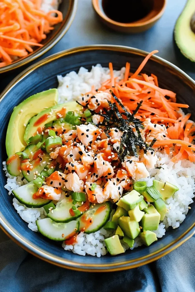 CALIFORNIA ROLL SUSHI BOWLS