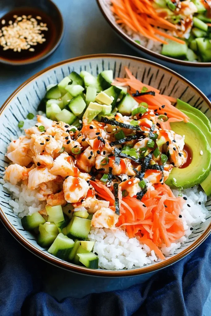 CALIFORNIA ROLL SUSHI BOWLS