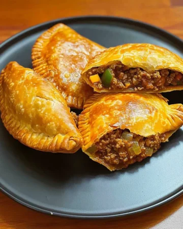 CHEESY GROUND BEEF EMPANADAS