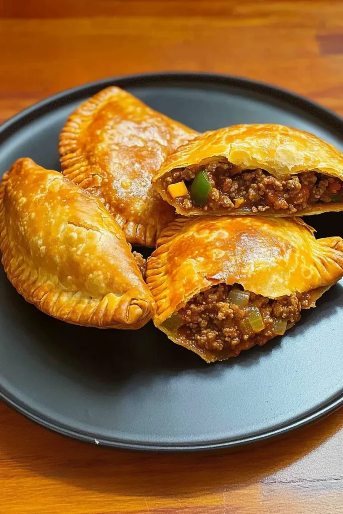 CHEESY GROUND BEEF EMPANADAS