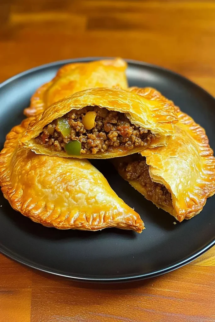 CHEESY GROUND BEEF EMPANADAS