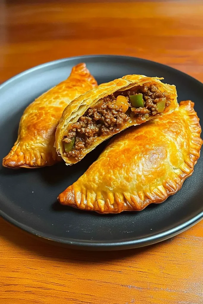 CHEESY GROUND BEEF EMPANADAS