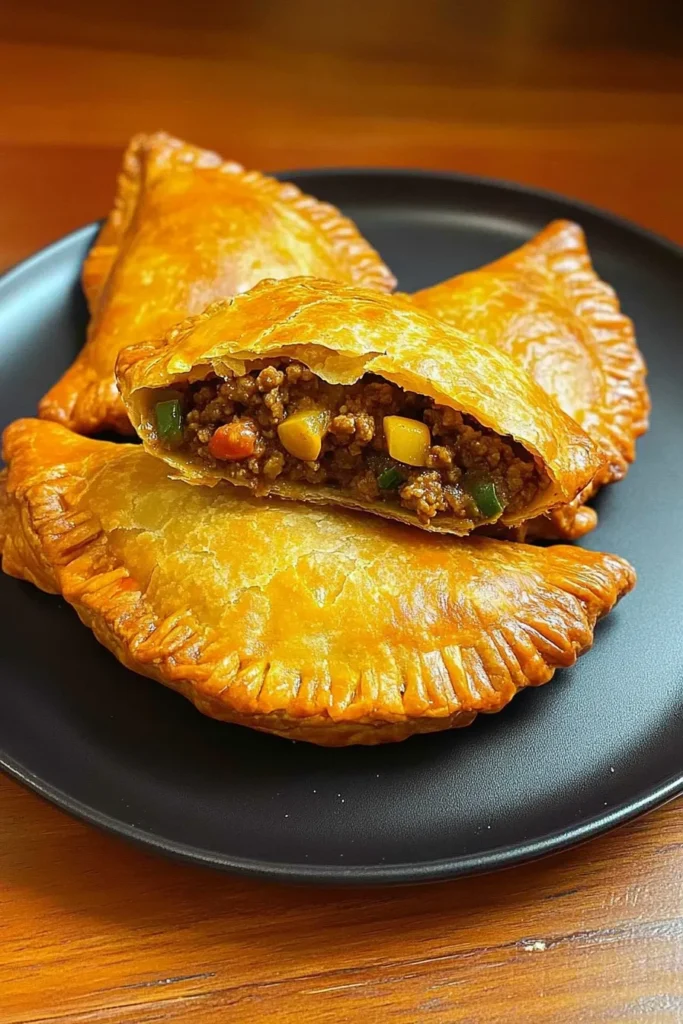 CHEESY GROUND BEEF EMPANADAS