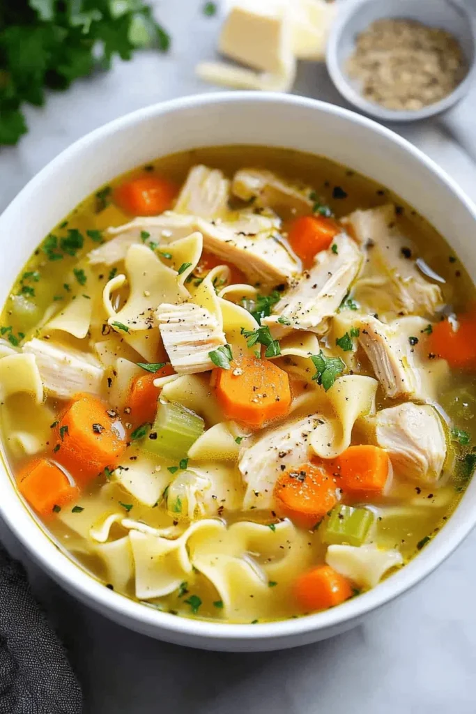 CHICKEN NOODLE SOUP