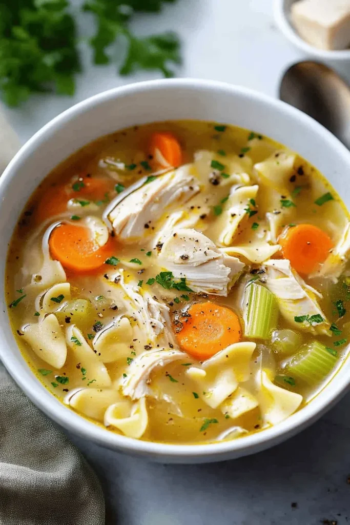 CHICKEN NOODLE SOUP