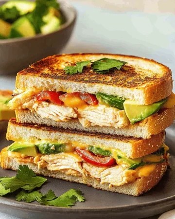 CHIPOTLE CHICKEN AVOCADO MELT