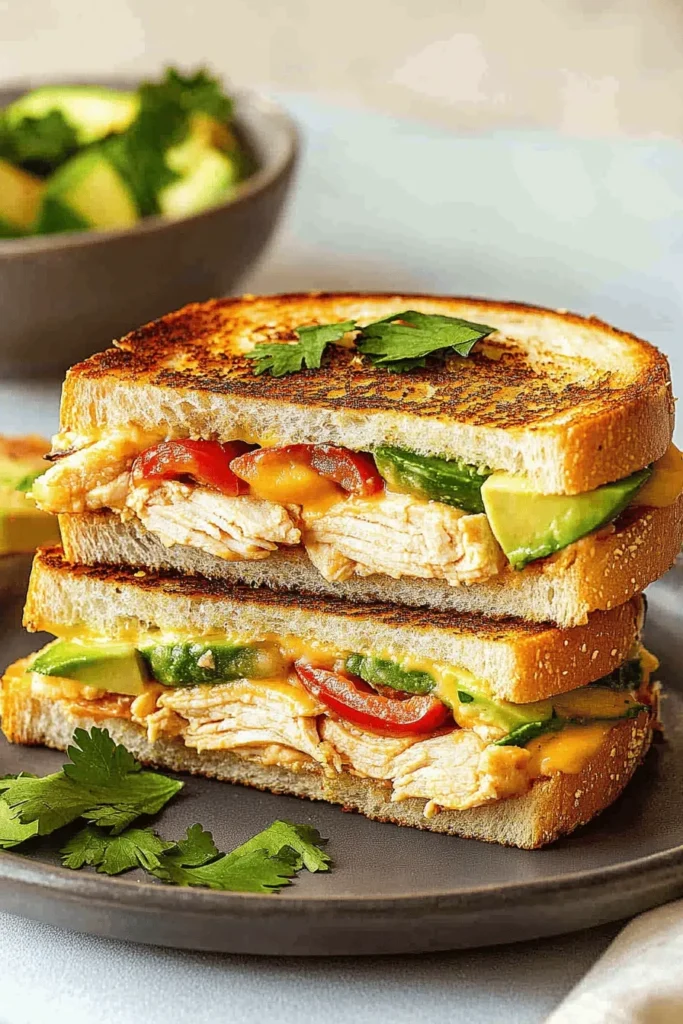 CHIPOTLE CHICKEN AVOCADO MELT