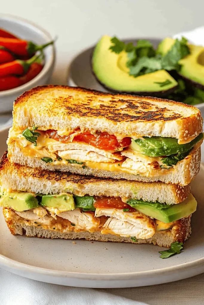 CHIPOTLE CHICKEN AVOCADO MELT