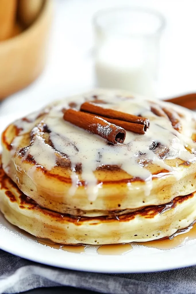 CINNAMON ROLL PANCAKES