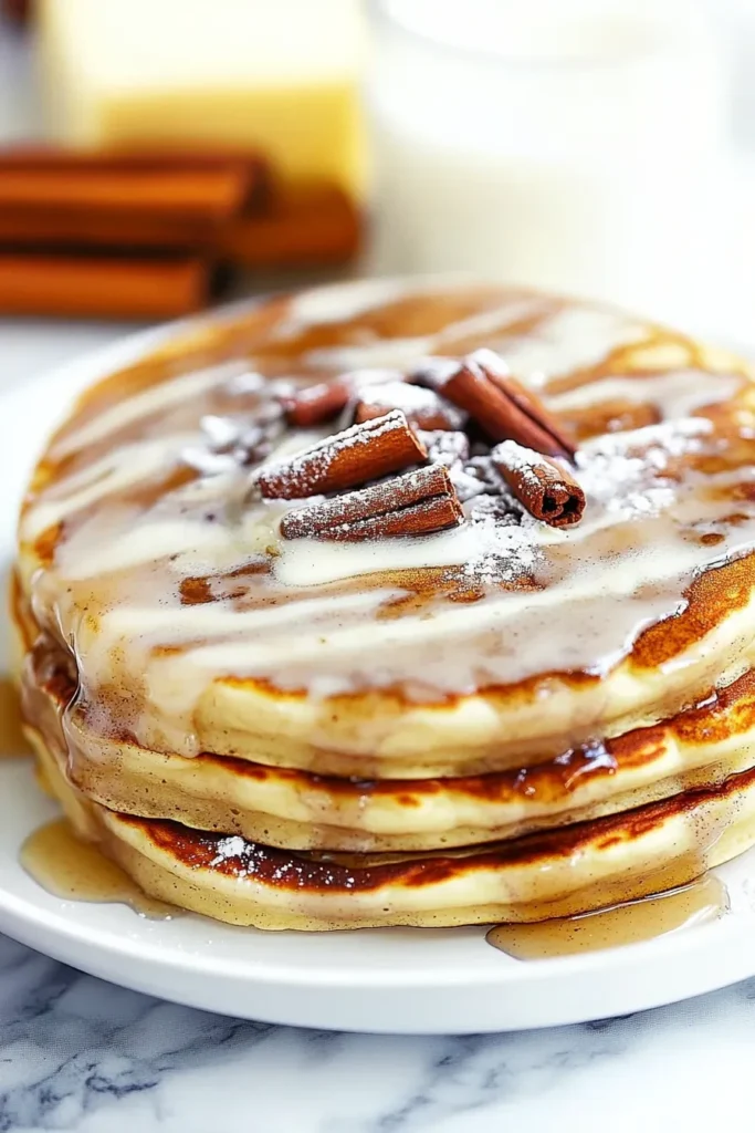 CINNAMON ROLL PANCAKES