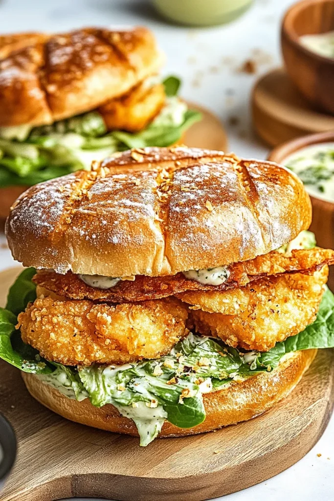 CRISPY CHICKEN CROISSANT SANDWICH