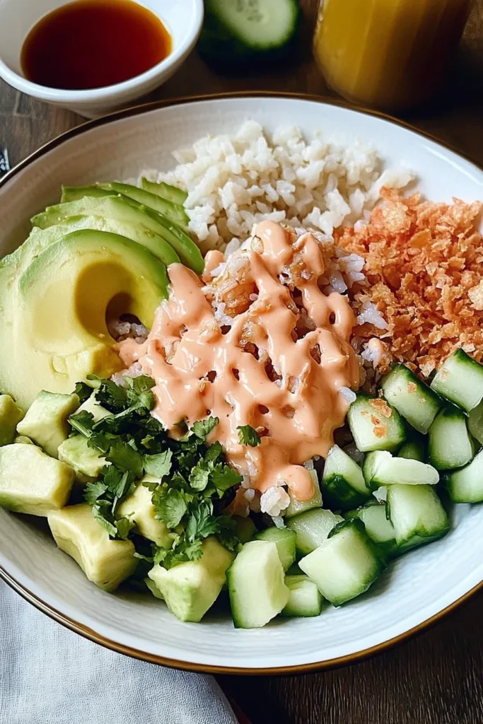 CRUNCH ROLL SUSHI BOWL