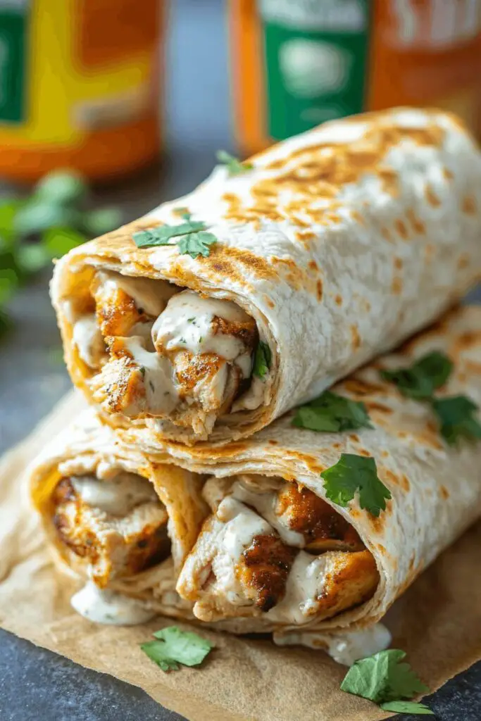 Chicken Ranch Wraps