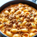 Creamy Beef and Shells