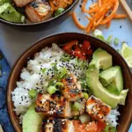 Crispy Spicy Salmon Bowls