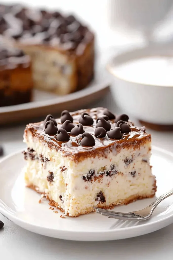 EASY CANNOLI CAKE