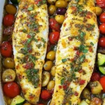 EASY MEDITERRANEAN BAKED FISH