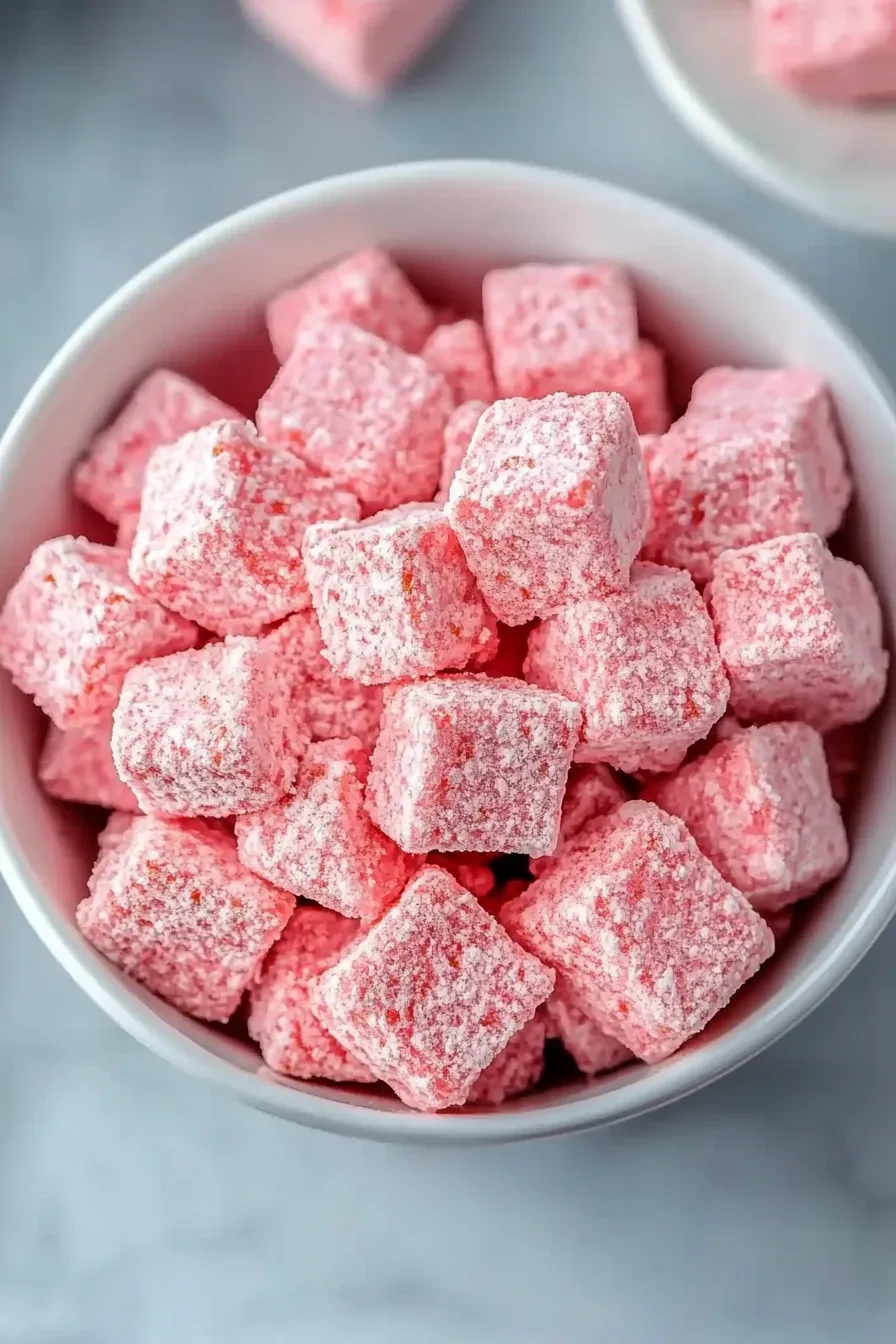 EASY STRAWBERRY SHORTCAKE PUPPY CHOW