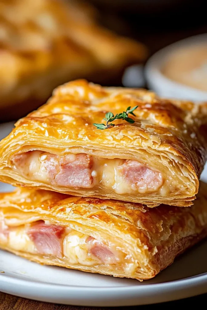 FLAKY HAM AND CHEESE PUFF PASTRY