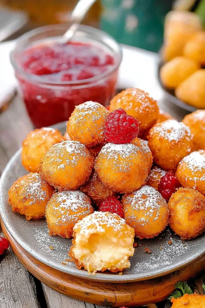 FRIED CHEESECAKE BITES