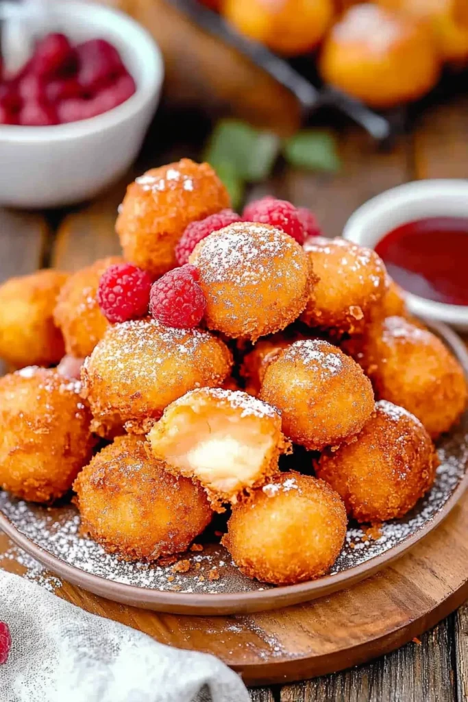 FRIED CHEESECAKE BITES