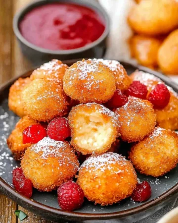 FRIED CHEESECAKE BITES