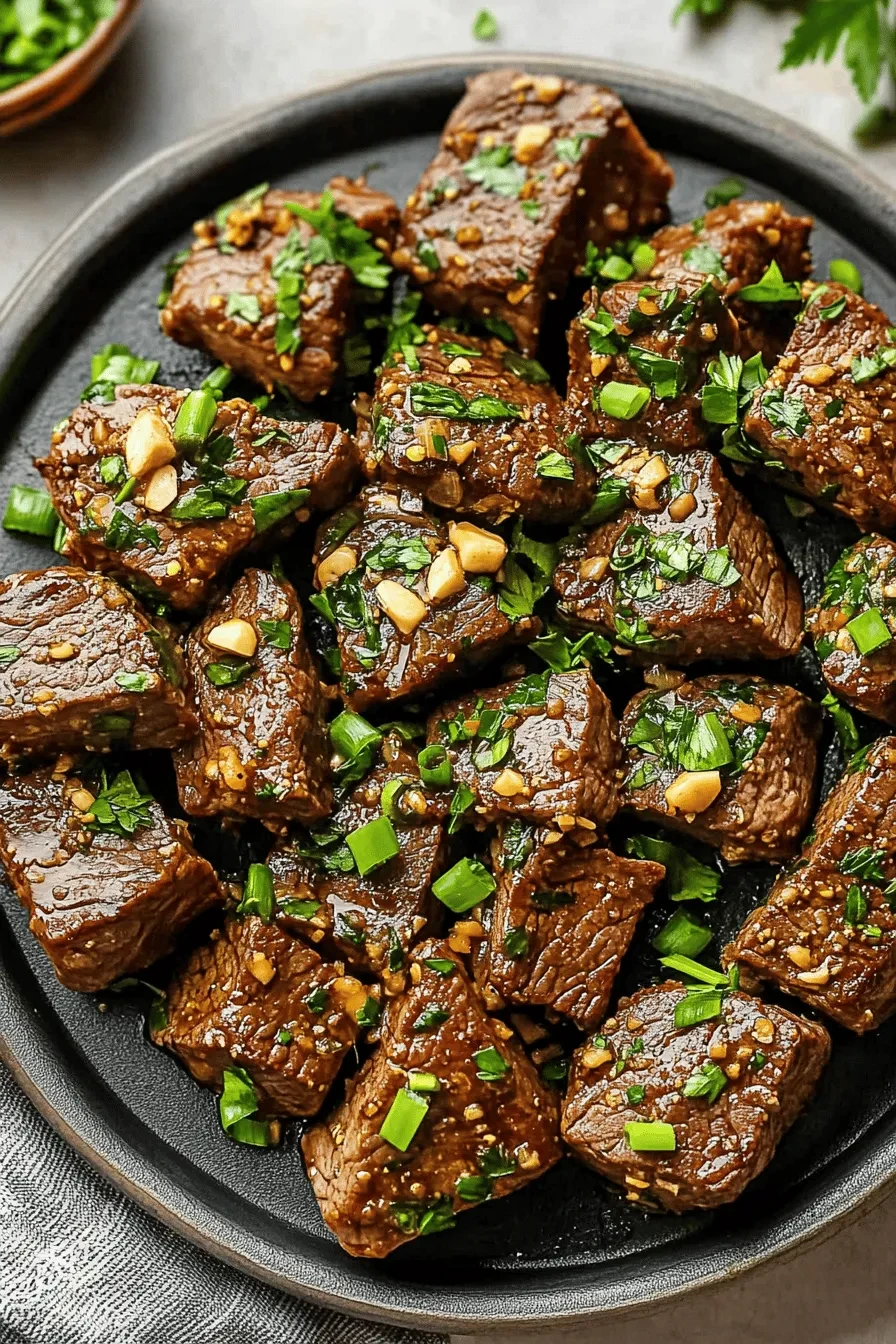 Garlic Butter Steak Bites