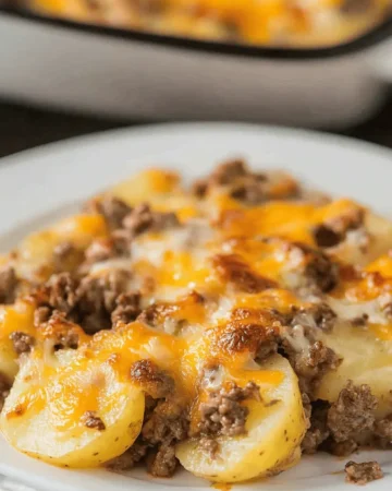 Hamburger Potato Casserole