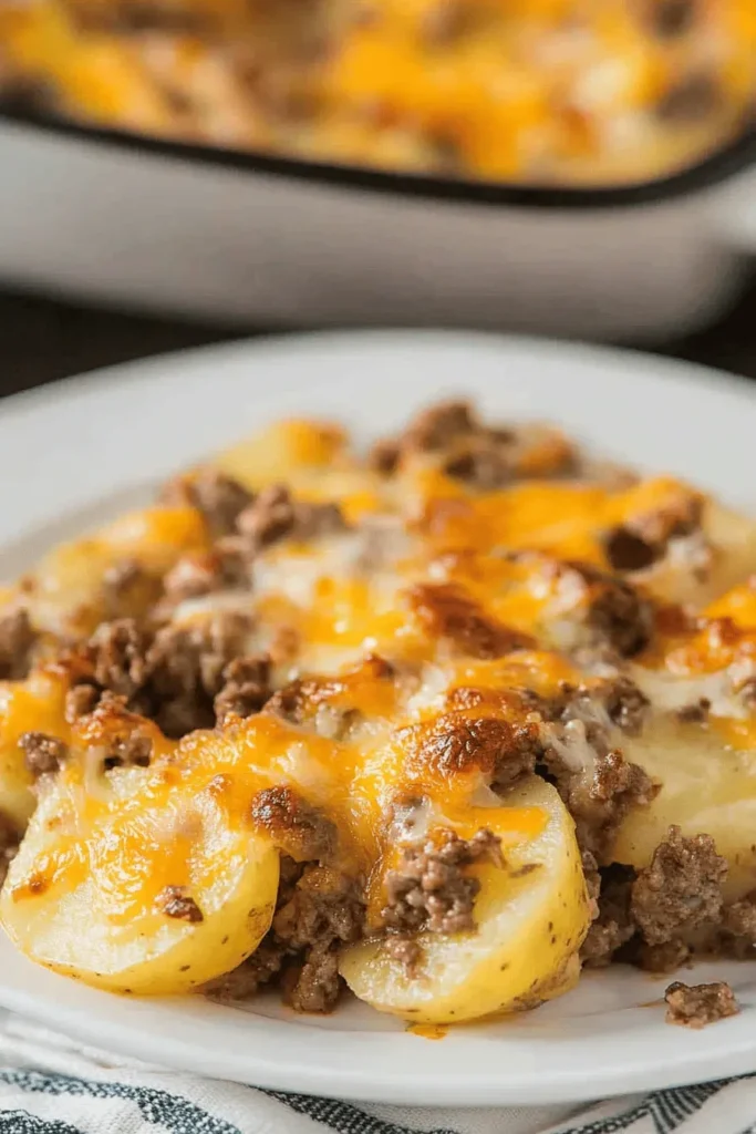 Hamburger Potato Casserole