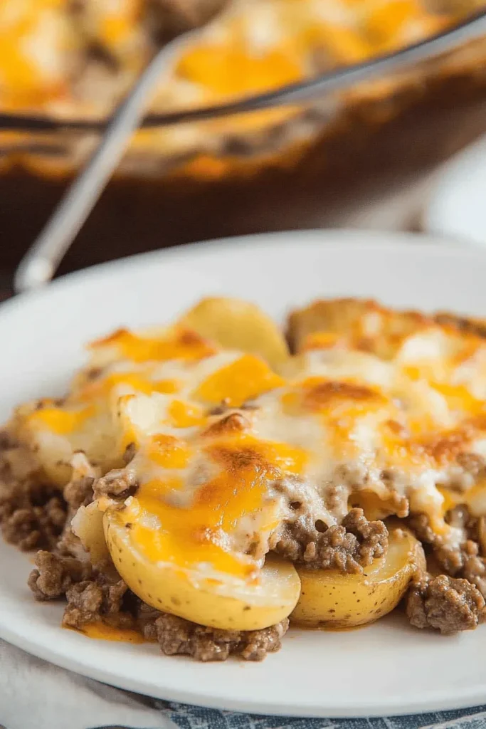 Hamburger Potato Casserole