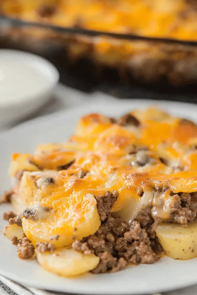 Hamburger Potato Casserole