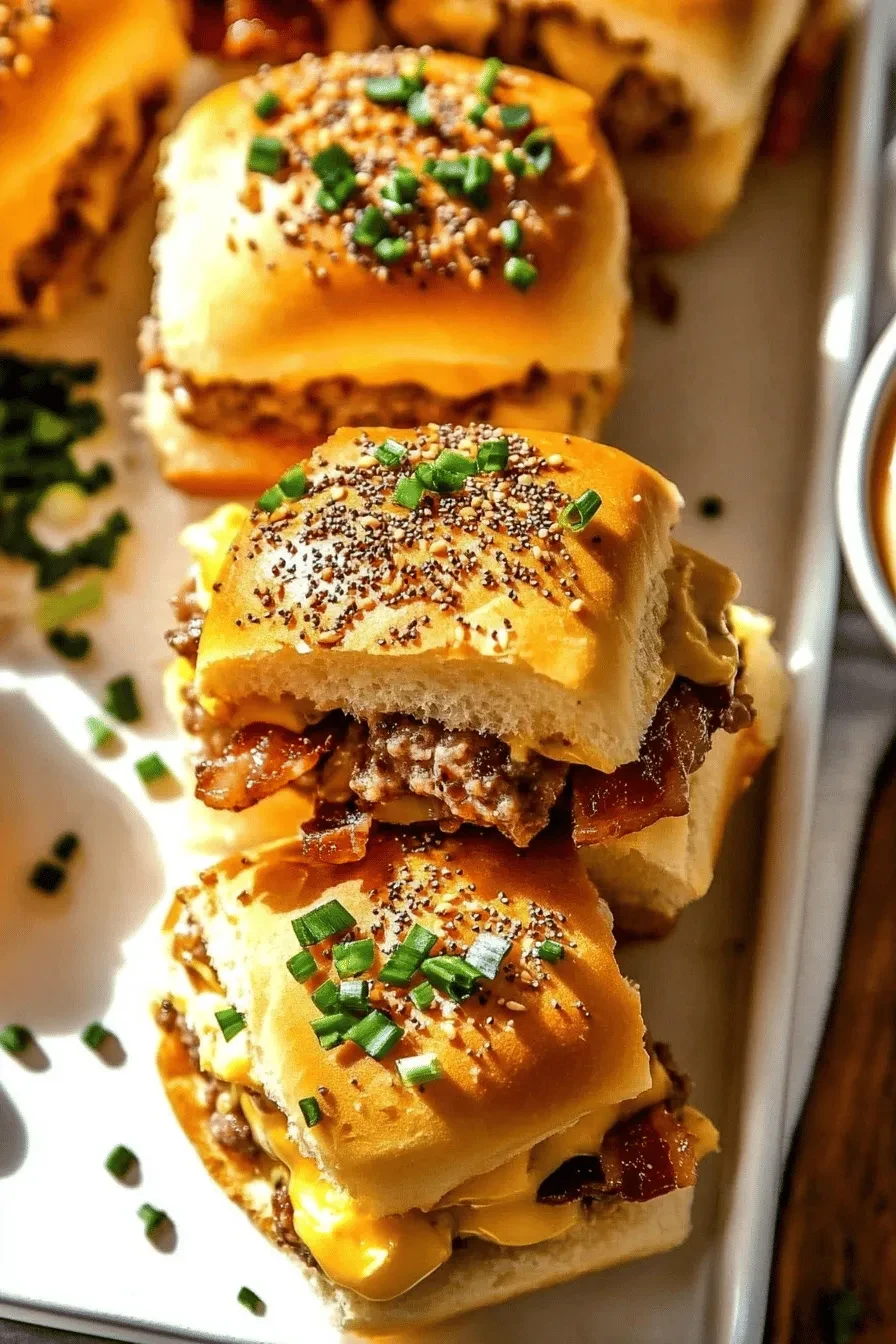 Hawaiian Roll Breakfast Sliders